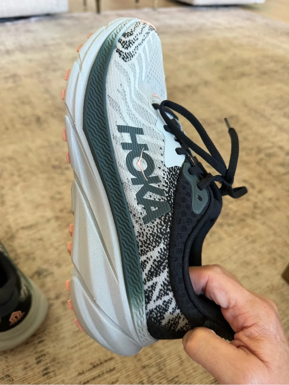 Hoka Women's Challenger ATR 7 White, Black & Green